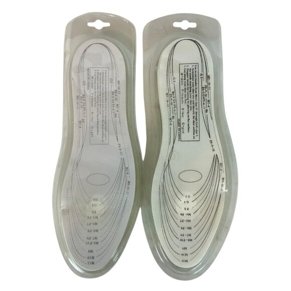 Ultra-Fresh Antibacterial Memory Foam Comfort Insoles 2 Pair Unisex Trim To Fit - Picture 2 of 2